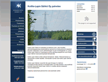 Tablet Screenshot of koillislapinsahko.fi